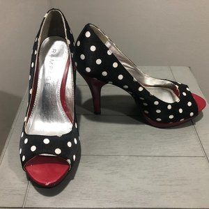 Rampage Polka Dot Shoes